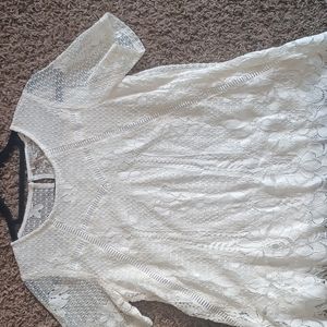 Womens floral lace top